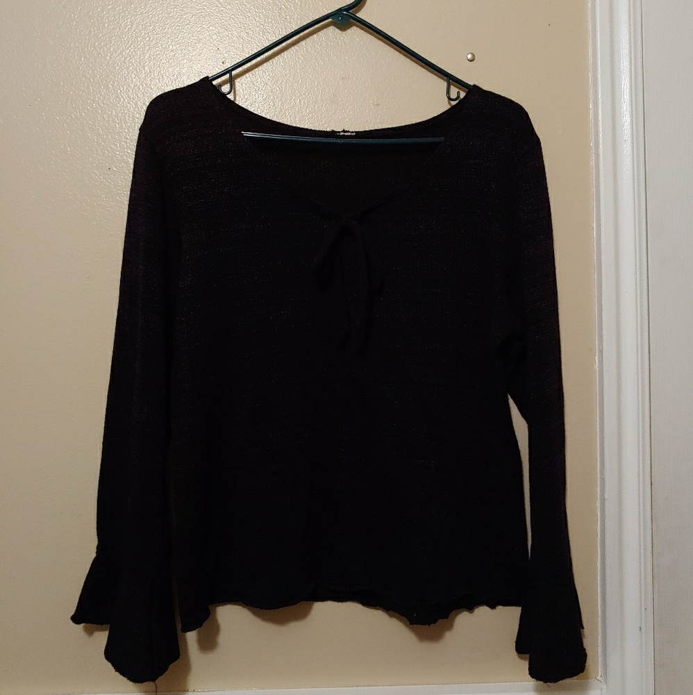 cropped light sweater